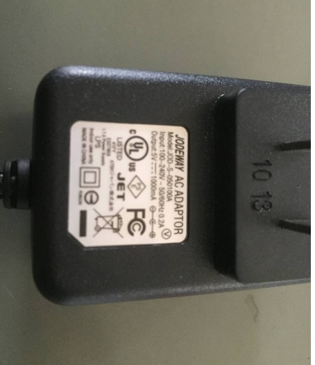 NEW JODE WAY JOD-S-050100A AC adapter 5VDC 1000mA power supply charger